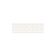 French Braid white structure 29x89