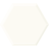 Uniwersalny heksagon white str połysk 19,8x17,1